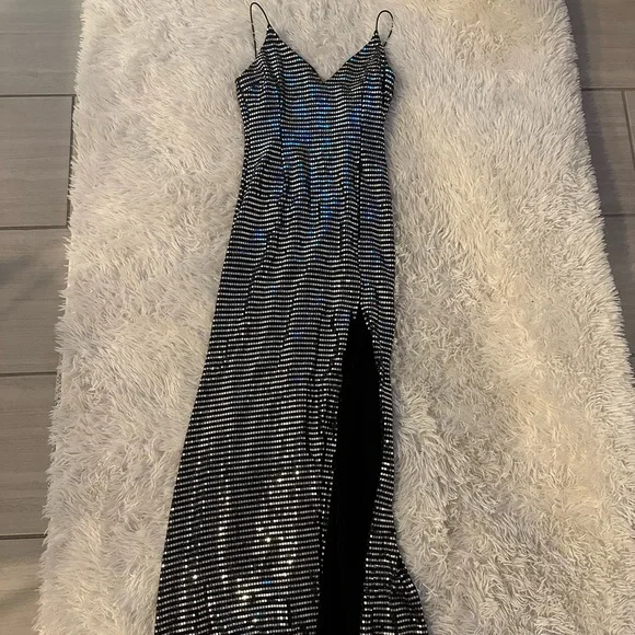 Aqua | Dresses | Black Silver Stud Dress